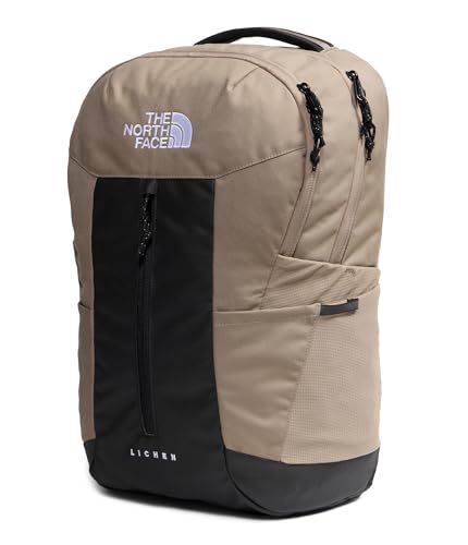 The North Face Lichen Daypack - Everyday Commuter Backpack, Laptop Sleeve, Water Bottle Pockets, Center Front Pouch, Garnet/TNF Black, One Size - color: Garnet/Tnf Black