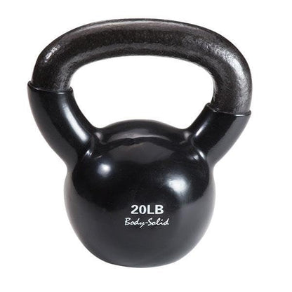 Body-Solid Vinyl Coated Kettlebells with Kettle Grip Handles, Perfect Kettlebells for Weight Training and Core Workout Exercise Equipments - style: 20lbs.