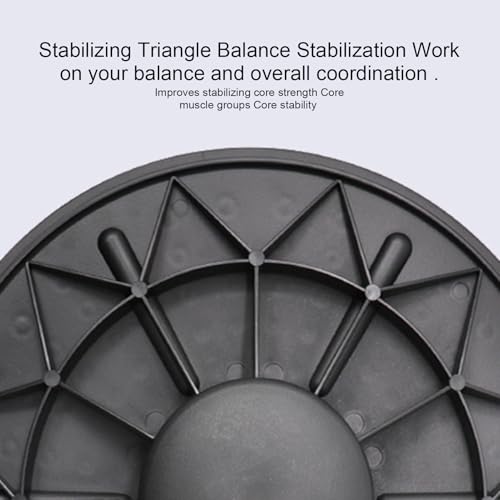 Wobble Balance Board - Non Slip Balancing Trainer, with Massage Points, 360 Degree Rotation, Workout Core Trainer for Home Gym Yoga Core Training, Sturdy Fitness Equipment 11.81 Inches