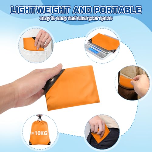 Grneric Drawstring Backpack Bulk 70Pcs String Backpack Drawstring Bags Cinch Bag Sackpack for Men Women Gym(Orange) - color: Orange