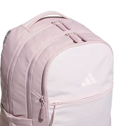 adidas PHNM Backpack for Laptop, School and Travel, 28L - color: Dual Lilac Purple/Distilled Pink