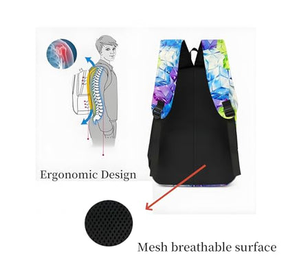 simple portable backpack, student backpack, outdoor leisure bag, computer bag (52jkuai) - color: 52jkuai