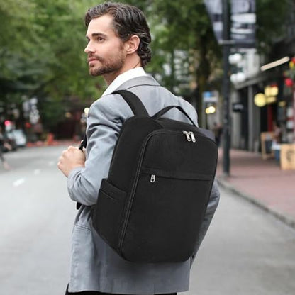 GAEKEAO Travel Backpack 15.6" Laptop Backpack for Men and Women Casual Daypack for Work Business Weekender College Black - color: Black