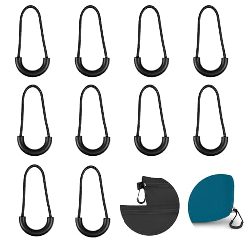 Zipper Pulls Compatible with Osprey,10PCS,Removable U Shape Zipper Pull Replacement for Backpack,Pouch,Luggage