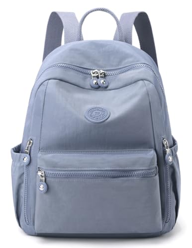 Backpack Purse for Women Mini Backpack Small Backpack Purse Casual Daypack for Women (blue purple) - color: Blue Purple