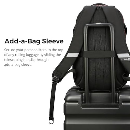 Swissdigital Laptop Backpack with USB Charging Port, Travel Backpack Fits 15.6 inches Computer, 31L Backpack for Men and Women, Brown Leopard | SD803-103 - color: Brown Leopard