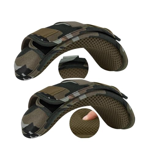 ZINZ 2-Pack Tactical Shoulder Pad, Ultra-Thick Comfort Cushion for Vest Straps, Backpacks, Breathable & Shock-Absorbing,Camouflage-Green - color: Camouflage-green