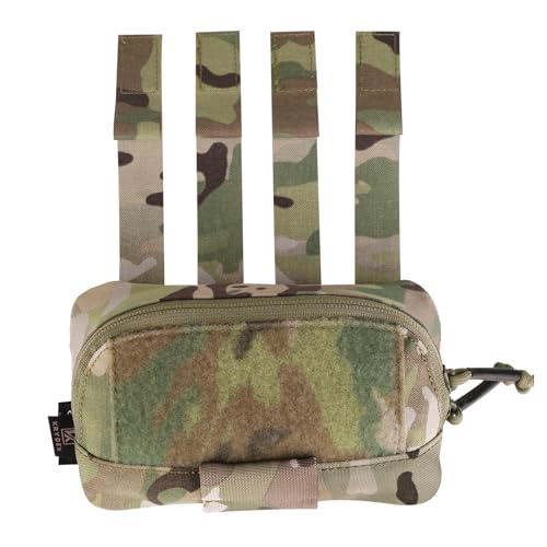 PETAC GEAR Tactical Molle Admin Pouch, Small Organizer Pocket for Tactical Vest/EDC Gun Belt/molle Platform. - color: MC