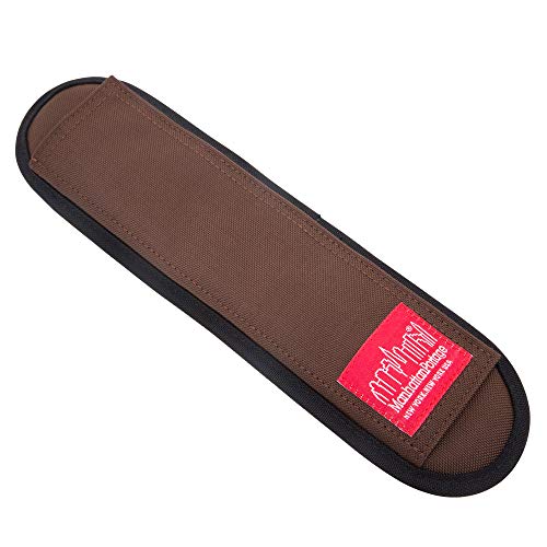 Manhattan Portage Shoulder Pad Hook & Loop Strap with Thick Padding Adjustable 2.5 Inches Wide 1000D Cordura Comfort (Dark Brown) - color: Dark Brown