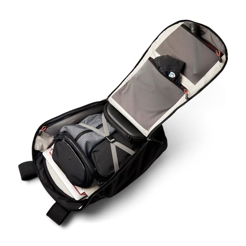 Bellroy Venture Travel Pack (26 liter carry on travel backpack, with laptop sleeve, RFID protection and bonus 15 liter tote bag) - JetBlack - color: Jetblack