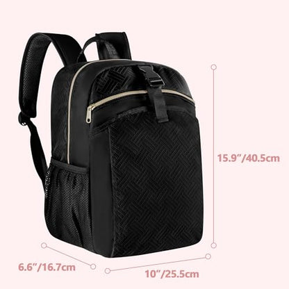 Pickleball Bag Backpack for Women Holds 4 Paddles, Large Pickle Ball Bag Pickleball Paddle Backpack for Men - color: Black