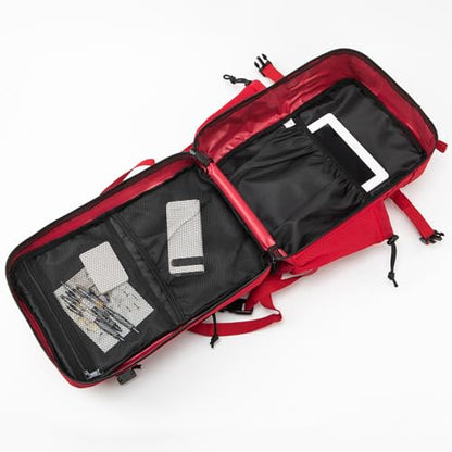 QT&QY 25L/45L Military Tactical Backpack For Men Molle Daypack 3 Day Bug Out Bag Hiking Rucksack With Bottle Holder - color: 25l Red