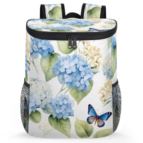 Insulated Cooler Backpack Portable Soft Cooler Bag Ice Chest Backpack for Camping Beach Picnic Lunch Work Travel - color: Multicolor 6