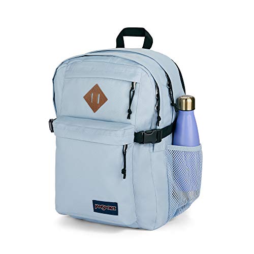JanSport Main Campus Backpack - Travel or Work backpack w 15-Inch Laptop Sleeve and Dual Water Bottle Pockets, Blue Dusk - color: Blue Dusk