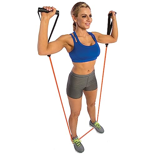 GoFit GF-4TUB-XH(50) Pro-Grade Power Resistance Tube with Handles (Orange/50 Lbs.)