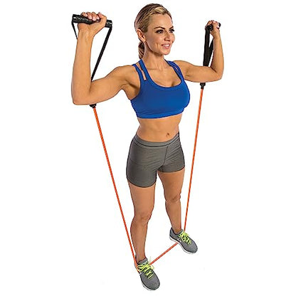 GoFit GF-4TUB-XH(50) Pro-Grade Power Resistance Tube with Handles (Orange/50 Lbs.)