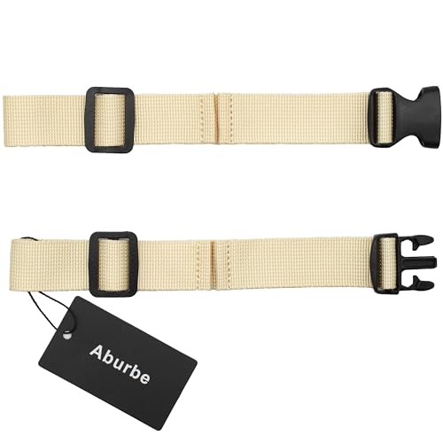 Backpack Chest Strap, Universal Add on Adjustable Sternum Strap, Chest Belt Replacement, with Heavy Duty Quick Release Buckle Clip, for Travel, Hiking, Camping, School - color: Beige