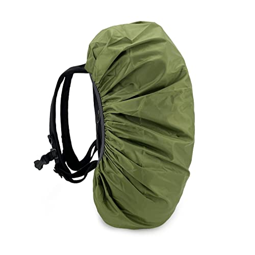 Jaegvida Waterproof Backpack Rain Cover 30L-100L Reflective & Non-Reflective Lightweight Durable Hiking Camping Bike Rain Shield - color: Army Green, size: 60-70L