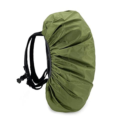 Jaegvida Waterproof Backpack Rain Cover 30L-100L Reflective & Non-Reflective Lightweight Durable Hiking Camping Bike Rain Shield - color: Army Green, size: 30-40L