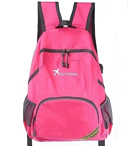 Geboldil Men's and women's waterproof backpack traveling backpack fuchsia - color: Fuchsia