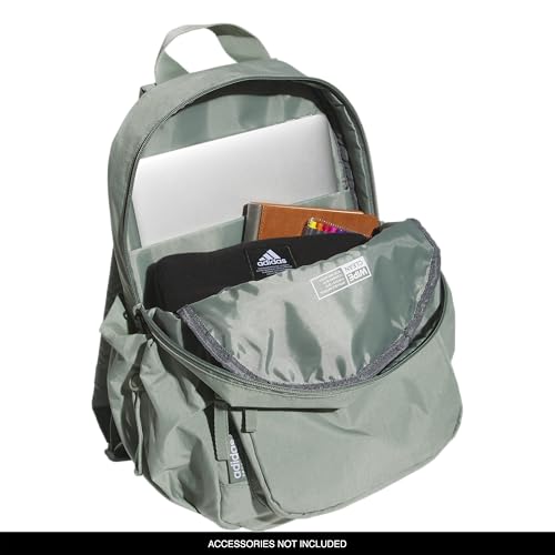 adidas Weekender Backpack – Small Lightweight Everyday Bag, 19L, Silver Green/1, OSFA - color: Silver Green/1