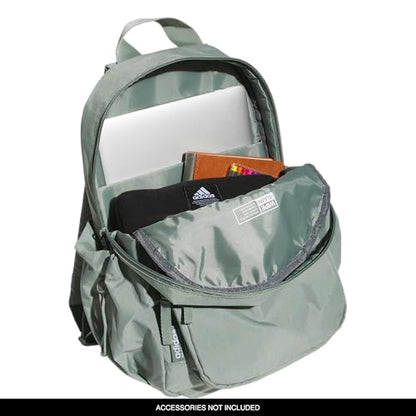 adidas Weekender Backpack – Small Lightweight Everyday Bag, 19L, Silver Green/1, OSFA - color: Silver Green/1