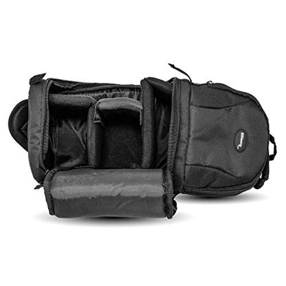 Ultimaxx Photo Camera Sling Backpack Bag for DSLR and Mirrorless Cameras (Canon, Nikon, Sony, Fujifilm, Olympus, Panasonic LUMIX, Pentax, Blackmagic Design, Leica, Kodak & More) - color: Medium