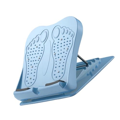 Foldable Calf Stretching Board Space Saving Adjustable Stretching Platform for Gym Training At Home Leg Stretch Board - color: Blue
