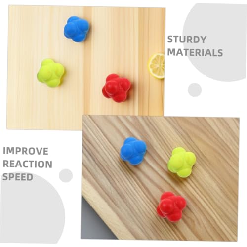 6pcs Hexagon Reaction Speed Training Ball Reflex Agility Ball for Boys and Girls Adults Training