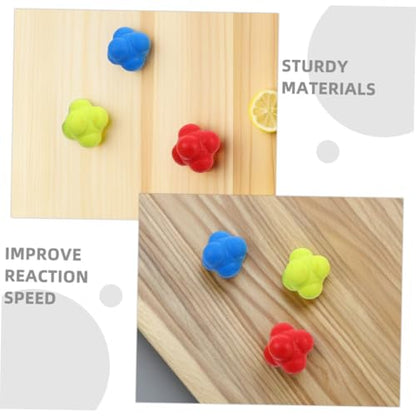 6pcs Hexagon Reaction Speed Training Ball Reflex Agility Ball for Boys and Girls Adults Training