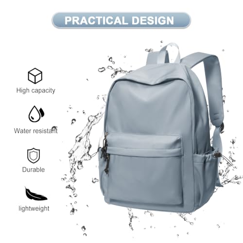 Backpack Lightweight Bag Waterproof High Middle Backpack For Cute Aesthetic Backpack Casual Daypack For Men Women Blue - color: A-blue