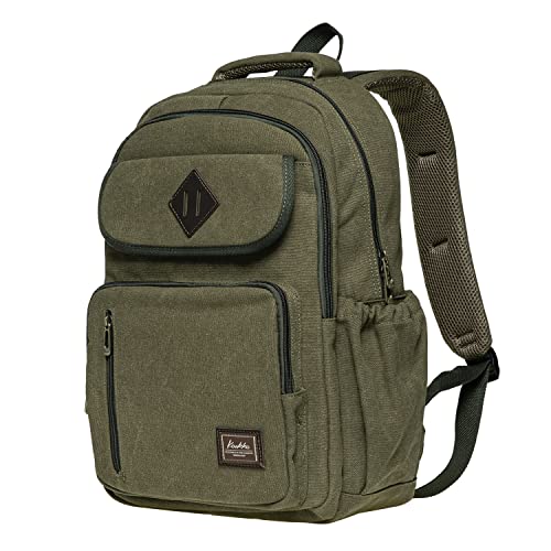 KAUKKO Casual Daypacks&multipurpose backpacks，Outdoor Backpack,Travel Casual Rucksack，Laptop Backpack Fits 15" - color: 17-armygreen