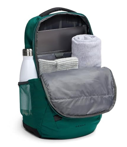 The North Face Vault Everyday Laptop Backpack - Commuter Travel Bag, Water-Repellent Finish, Spacious Compartment, Pacific Teal/TNF Black, One Size - color: Pacific Teal/Tnf Black