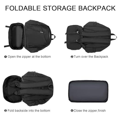 seyfocnia Gym Backpack for Men,Waterproof Gym Bag With Shoe Compartment Lightweight Travel Bag Sports Backpack Casual Daypack-Black - size: 20inch