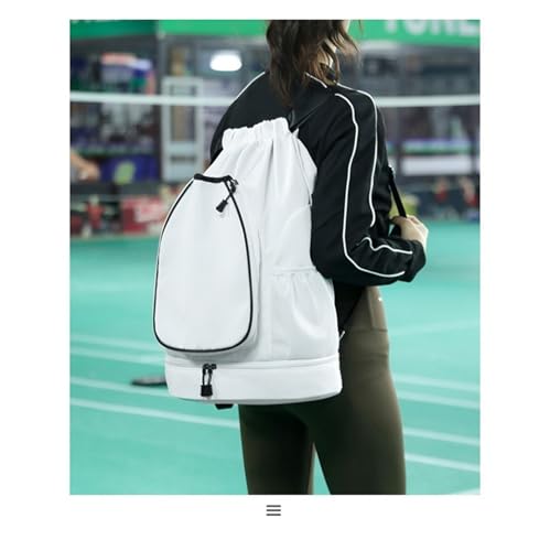 Multifunctional sports bag, backpack, independent shoe compartment, can hold basketball, badminton and tennis(Purple) - color: Purple