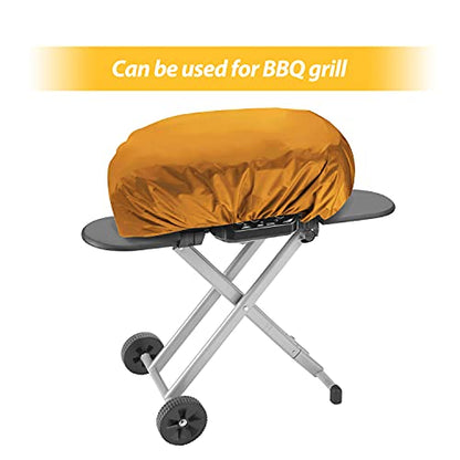 Waterproof Rucksack Cover Backpack Rain Cover 30L-100L for Travel Climbing Hiking (Orange-Reflective, 90L-100L)