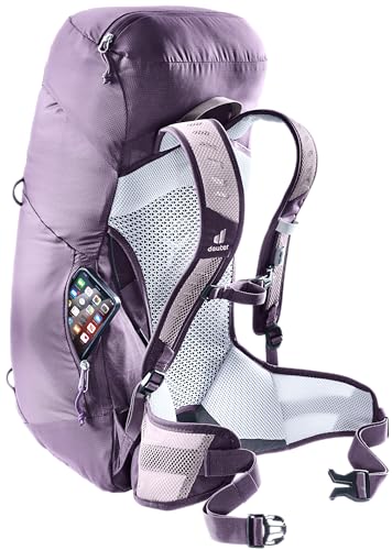 Deuter AC Lite 22L SL Hiking & Daypack Backpack with Narrow Fit, Steel Frame & Superior Breathability - Lavender-Purple - color: Lavender-purple, size: 22L