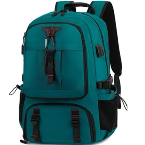 DUSLANG Travel laptop backpack, Extra Large 60L Traveling College Backpack,Large Capacity Backpack for Men Women,Fits 17 Inch Computer, USB Charging Port, Green - color: 60l Green-a