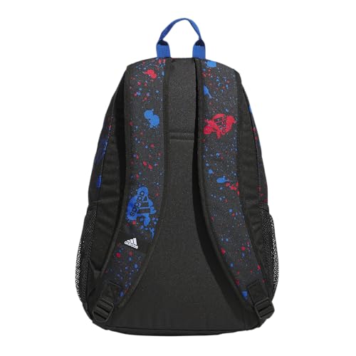 adidas Excelerator School Backpack, 33L - color: Splatter Black/Bright Royal Blue, size: OSFA