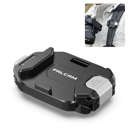 ULANZI F38 Camera Backpack Strap Base Mount Clip Quick Release for Backpack Straps V2, QR Plate Camera Tripod Mount - size: Only Base Mount