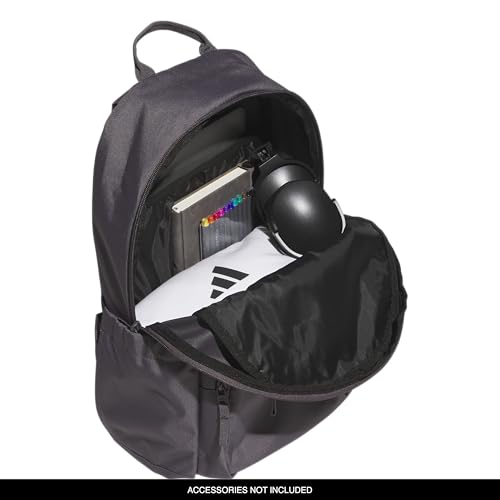 adidas Lineage Backpack for Laptop, School and Travel, 22L, Grey Strata/Black, OSFA - color: Grey Strata/Black