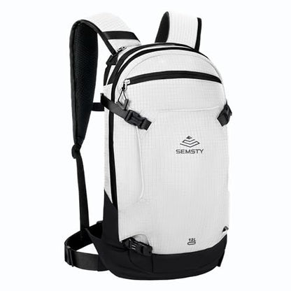 12L Ski & Snowboard Backpack, Backcountry Backpack for Men Women - color: White
