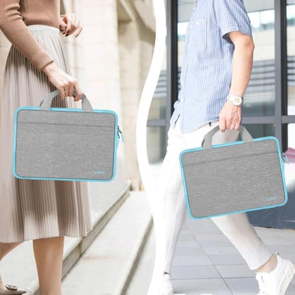 Hseok Laptop Case for MacBook Pro 14inch TSA Sleeve Handbag,Light Gray Blue - color: Light Gray-blue