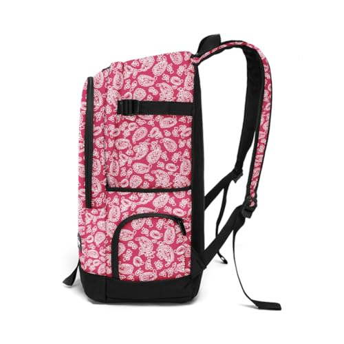 rickyh style School Backpack Travel Bag for Men & Women Lightweight College Back Pack with Laptop Compartmen - color: 01hongmao