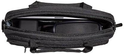 Amazon Basics 11.6 inch Laptop Bag with Shoulder Strap and Handle, Briefcase with Large Capacity Compartments for Tablets and Accessories, Black, 12-Pack - size: 11.6 Inch (Pack of 12), style: 1-pack