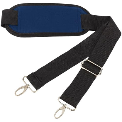 GORGECRAFT 37mm Chair Carrying Strap Adjustable Beach Chair Backpack Anti-Slip Shoulder Straps Replacement Universal for Briefcase Laptop Messenger Crossbody Bag Luggage Duffel Camera - color: Black