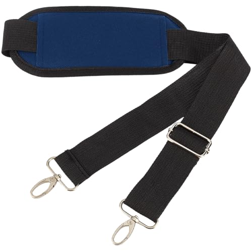 GORGECRAFT 37mm Chair Carrying Strap Adjustable Beach Chair Backpack Anti-Slip Shoulder Straps Replacement Universal for Briefcase Laptop Messenger Crossbody Bag Luggage Duffel Camera - color: Black