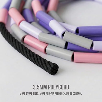 Pro-Grade Beaded Jump Rope for Beginners - color: Sweet Harmony