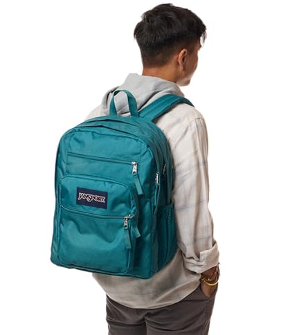 JanSport Laptop Backpack - Computer Bag with 2 Compartments, Ergonomic Shoulder Straps, 15” Laptop Sleeve, Haul Handle - Emerald Pool - color: Emerald Pool