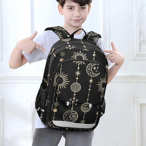 ALAZA Sun Moon Stars Witch Laptop Backpack Purse for Women Men Travel Bag Casual Daypack with Compartment & Multiple Pockets - color: Star